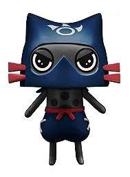 Monster Hunter 3 Prize Figure Airu Blue Helmet NEW  