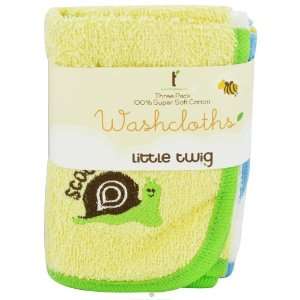   Little Twig   Washcloths Super Soft Cotton   3 Pack(s) Beauty