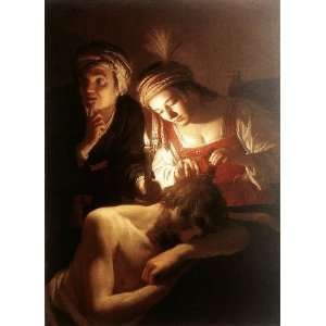   name Samson and Delilah, By Honthorst Gerrit van