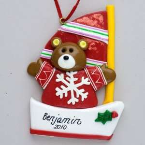  Sailor Bear PersonalizedChristmas Ornament