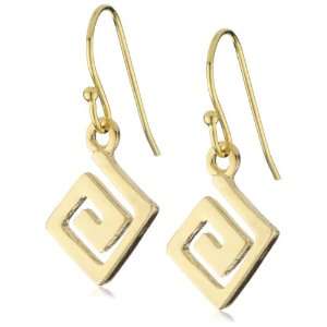  Lisa Stewart Modern Myth 14k Gold Plated Love Earrings 