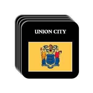  US State Flag   UNION CITY, New Jersey (NJ) Set of 4 Mini 