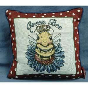  The Rug Barn Throw Pillow Queen Bee Home Decor