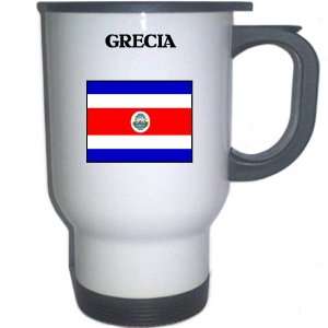  Costa Rica   GRECIA White Stainless Steel Mug 