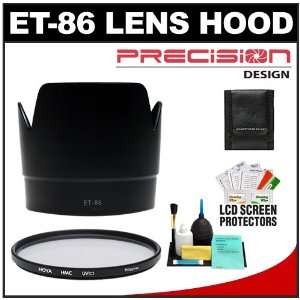  Precision Design ET 86 Hard Lens Hood & Hoya 77mm UV HMC 
