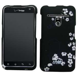  EMPIRE Midnight Blue with White Flowers Rubberized Design 