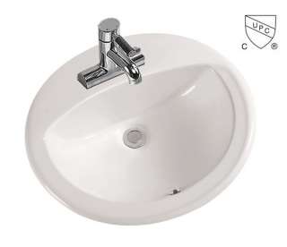   Lavatory Vessel Sink Ceramic Above Counter Basin 2213 UPC Certified
