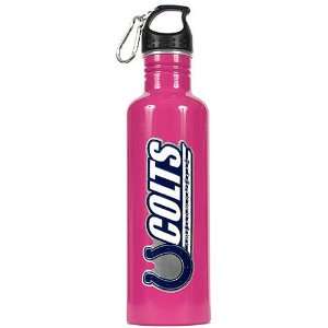 Great American Indianapolis Colts 34Oz Pink Aluminum Water Bottle 
