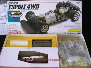 Vintage NIB Kyosho 1/8 GP20 ESPRIT 4WD BIG Nitro Touring Car Kit BRAND 