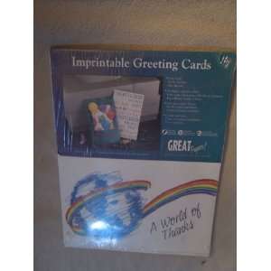  A World of Thanks Imprintable Greeting Cards Kitchen 