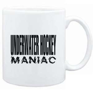  Mug White  MANIAC Underwater Hockey  Sports