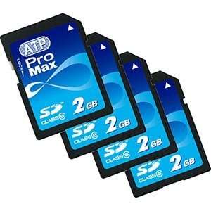  ATP Four 2GB Class 6 SD Cards