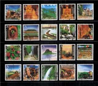 Thailand   #306 Unseen Thailand Set of 20 (2nd Issue)   2004 VFU 