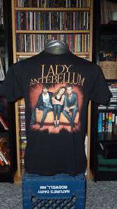Lady Antebellum Tour 2010 concert t shirt country M  