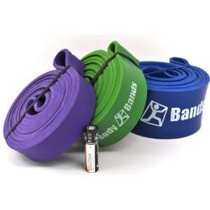  CrossFit / Pull Up Band Set 4  41 Loop Bands  1 1/8 to 