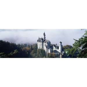  High Angle View of a Castle, Neuschwanstein Castle 