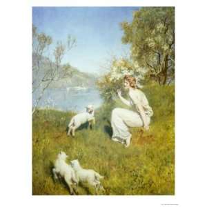   the Lambs Giclee Poster Print by John Collier, 24x32