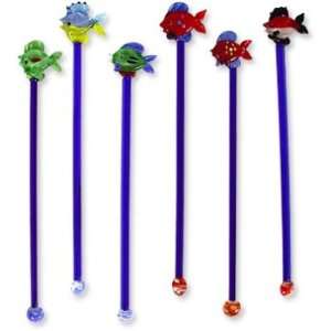  Global Amici Fishy Fishy Swizzle Stick, Set of 6 Kitchen 