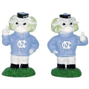 North Carolina Tar Heels (UNC) Ceramic Mascot Salt & Pepper Shakers