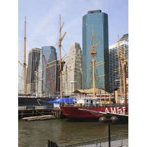  Historic Sailing Ships at South Street Seaport, Manhattan 