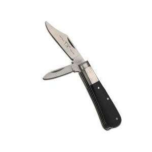 Twin Blade Pocket Knife w/ Wooden Handle