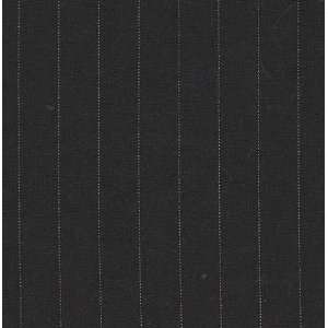 58 Wide Stretch Wool Pinstripe Suiting Black/White 