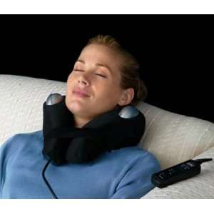   Heated Neck Massager and Relaxing Sounds (Black) (11H x 11W x 5D
