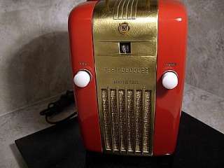 Antique Radio, Tube Refrigerator Radio, Art DECO  