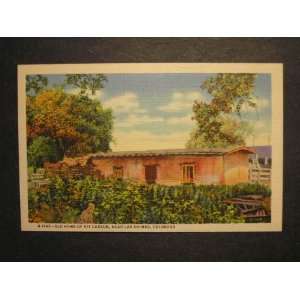  Old Home, Kit Carson, Las Animas, CO Mint Postcard not 