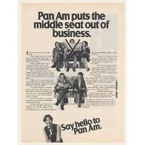  1981 Pan Am Airlines Puts Middle Seat Out of Business 