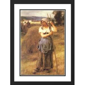  LHermitte, Leon Augustin 28x38 Framed and Double Matted 