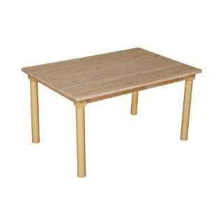  Hardwood Birch 30 x 48 Rectangle Table