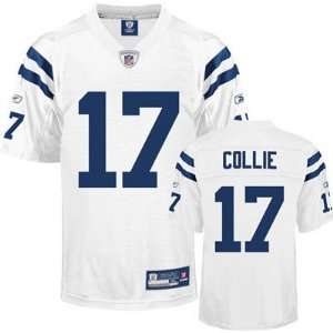  Indianapolis Colts Austin Collie White Replica Football 
