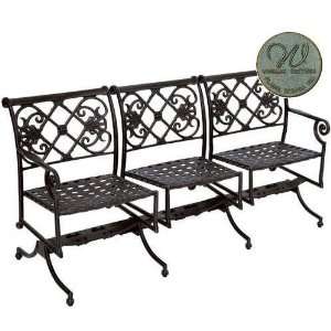  Windham Castings Catalina Independent Spring Triple Settee 