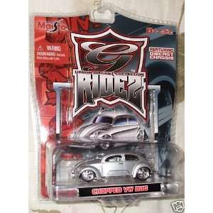  Maisto G RIDEZ 164 CHOPPED VW BUG Silver Toys & Games