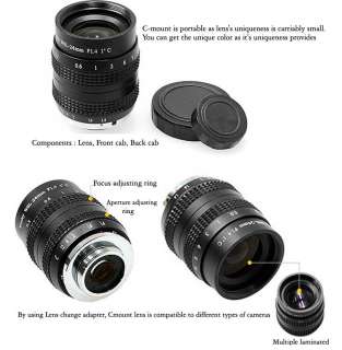 HorusBennu C mount 24mm F1.4 Lens Pentax Q body + Lens adapter K2501 