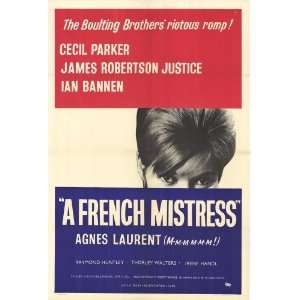  A French Mistress (1961) 27 x 40 Movie Poster Style A 