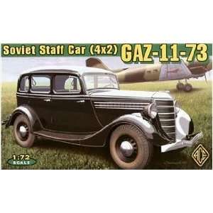  Soviet GAZ 11 73 WWII Staff Car 1 72 Ace Models Toys 
