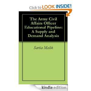 The Army Civil Affairs Officer Educational Pipeline A Supply and 