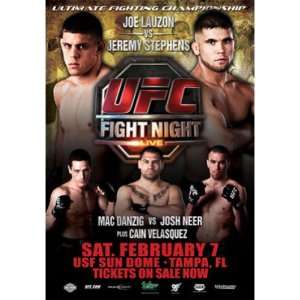  UFN 17 Autographed Poster 