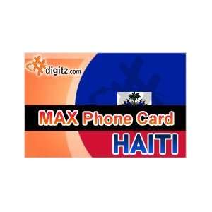  Haiti prepaid phone card only $19.99   Digitz 