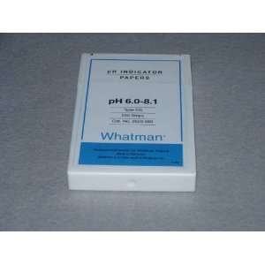 pH Indicator Strips   6.0 to 8.1 (200/pk)  Industrial 