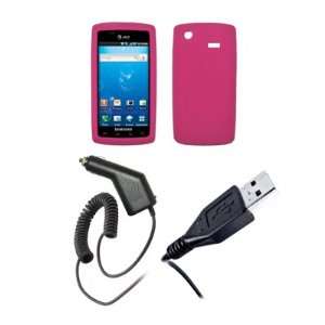   Car Charger + USB Data Sync Charge Cable for Samsung Captivate i897
