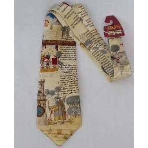  Italian Verses Story   Museum Artifacts Silk Tie 
