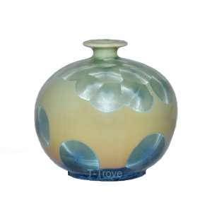  Crystalline Vase Sphere Shaped 5in