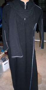 MY UMMAH BLACK ABAYA ISLAMIC DRESS GOWN JILBAB LARGE  