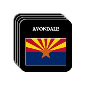 US State Flag   AVONDALE, Arizona (AZ) Set of 4 Mini Mousepad Coasters