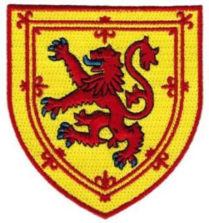  Scotland Coat of Arms Patch Lion Rampant Shield 