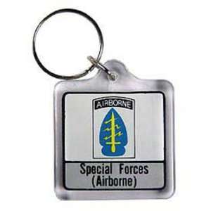  U.S. Army Airborne Special Forces Keychain 1 1/2 