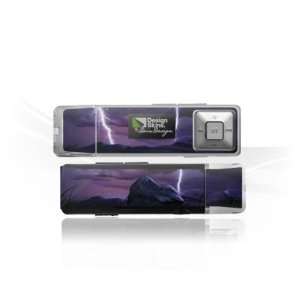  Design Skins for Samsung YP U2R   Purple Lightning Design 